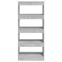Betongraues Sperrholzregal 60x30x135 cm von vidaXL, Bücherregale und Regale - Ref: Foro24-811668, Preis: 53,08 €, Rabatt: %