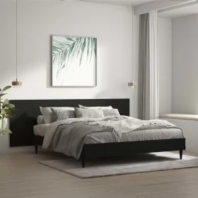 Schwarzes Wandbett-Kopfteil aus Sperrholz, 240 x 1,5 x 80 cm von vidaXL, Kopf- und Fußteile - Ref: Foro24-811053, Preis: 65,5...