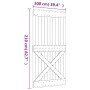 Puerta corredera con herrajes madera maciza de pino 100x210 cm | Foro24.es | Tu tienda online para hogar, jardín y más Foro24.es