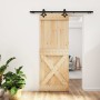 Puerta corredera con herrajes madera maciza de pino 80x210 cm von , Türen - Ref: Foro24-3203133, Preis: 181,31 €, Rabatt: %