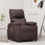 Sillón de masaje eléctrico tela marrón oscuro | Foro24.es | Tu tienda online para hogar, jardín y más Foro24.es