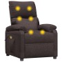 Sillón de masaje eléctrico tela marrón oscuro | Foro24.es | Tu tienda online para hogar, jardín y más Foro24.es