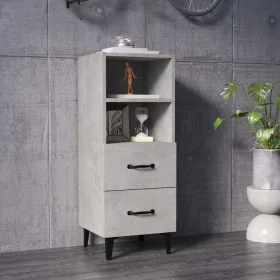 Concrete gray plywood sideboard 34.5x34x90 cm by vidaXL, Sideboards - Ref: Foro24-812370, Price: 58,04 €, Discount: %