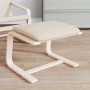 Reposapiés de tela crema 51x41x40 cm von , Osmanen - Ref: Foro24-351062, Preis: 51,45 €, Rabatt: %
