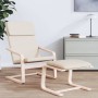Reposapiés de tela crema 51x41x40 cm von , Osmanen - Ref: Foro24-351062, Preis: 51,45 €, Rabatt: %