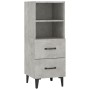 Aparador de madera contrachapada gris hormigón 34,5x34x90 cm de vidaXL, Aparadores - Ref: Foro24-812370, Precio: 58,76 €, Des...