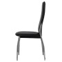 Sillas de comedor 6 unidades cuero sintético negro | Foro24.es | Tu tienda online para hogar, jardín y más Foro24.es