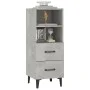 Aparador de madera contrachapada gris hormigón 34,5x34x90 cm de vidaXL, Aparadores - Ref: Foro24-812370, Precio: 58,04 €, Des...