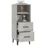 Aparador de madera contrachapada gris hormigón 34,5x34x90 cm de vidaXL, Aparadores - Ref: Foro24-812370, Precio: 58,04 €, Des...