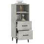 Aparador de madera contrachapada gris hormigón 34,5x34x90 cm de vidaXL, Aparadores - Ref: Foro24-812370, Precio: 58,76 €, Des...
