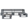 Sofás de palés para jardín 4 pzas madera con cojines grises by , Garden sets - Ref: Foro24-275312, Price: 384,72 €, Discount: %