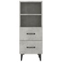 Aparador de madera contrachapada gris hormigón 34,5x34x90 cm de vidaXL, Aparadores - Ref: Foro24-812370, Precio: 58,76 €, Des...