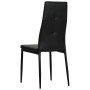 Sillas de comedor 6 unidades cuero sintético negro de , Sillas de comedor - Ref: Foro24-275435, Precio: 208,77 €, Descuento: %