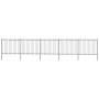 Valla de jardín con puntas de aro acero negro 8,5x1,5 m by , fence panels - Ref: Foro24-277678, Price: 314,78 €, Discount: %