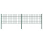 Panel de valla con postes hierro verde 3,4x0,8 m | Foro24.es | Tu tienda online para hogar, jardín y más Foro24.es