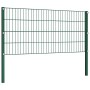 Panel de valla con postes hierro verde 13,6x0,8 m | Foro24.es | Tu tienda online para hogar, jardín y más Foro24.es