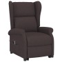 Sillón elevable tela marrón oscuro | Foro24.es | Tu tienda online para hogar, jardín y más Foro24.es