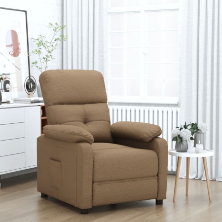 Sillón reclinable de tela marrón | Foro24.es | Tu tienda online para hogar, jardín y más Foro24.es