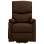 Silla de masaje elevable de tela marrón oscuro | Foro24.es | Tu tienda online para hogar, jardín y más Foro24.es