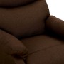 Silla de masaje elevable de tela marrón oscuro | Foro24.es | Tu tienda online para hogar, jardín y más Foro24.es