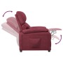 Sillón reclinable de tela rojo tinto | Foro24.es | Tu tienda online para hogar, jardín y más Foro24.es