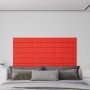 Paneles de pared 12 uds cuero sintético rojo 60x15 cm 1,08 m² von , Wandverkleidung - Ref: Foro24-343983, Preis: 29,84 €, Rab...