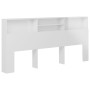 Glänzend weißes Kopfteilmöbel 220x19x103,5 cm von vidaXL, Kopf- und Fußteile - Ref: Foro24-811904, Preis: 86,29 €, Rabatt: %