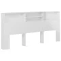 Mueble cabecero blanco brillante 220x19x103,5 cm de vidaXL, Cabeceros y pies de cama - Ref: Foro24-811904, Precio: 70,14 €, D...