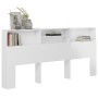 Glänzend weißes Kopfteilmöbel 220x19x103,5 cm von vidaXL, Kopf- und Fußteile - Ref: Foro24-811904, Preis: 86,29 €, Rabatt: %