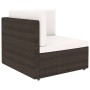 Juego muebles de jardín 5 pzas y cojines ratán sintético marrón | Foro24.es | Tu tienda online para hogar, jardín y más Foro24.es