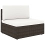 Set muebles de jardín 9 pzas y cojines ratán sintético marrón | Foro24.es | Tu tienda online para hogar, jardín y más Foro24.es