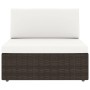 Set muebles de jardín 9 pzas y cojines ratán sintético marrón | Foro24.es | Tu tienda online para hogar, jardín y más Foro24.es
