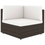 Set muebles de jardín 9 pzas y cojines ratán sintético marrón | Foro24.es | Tu tienda online para hogar, jardín y más Foro24.es