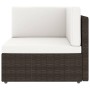 Set muebles de jardín 9 pzas y cojines ratán sintético marrón | Foro24.es | Tu tienda online para hogar, jardín y más Foro24.es
