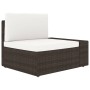 Set muebles de jardín 9 pzas y cojines ratán sintético marrón | Foro24.es | Tu tienda online para hogar, jardín y más Foro24.es