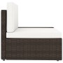 Set muebles de jardín 9 pzas y cojines ratán sintético marrón | Foro24.es | Tu tienda online para hogar, jardín y más Foro24.es