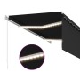Toldo retráctil manual con persiana y luz LED antracita 3x2,5 m von , Markisen - Ref: Foro24-3069264, Preis: 301,22 €, Rabatt: %