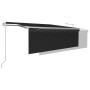 Toldo automático persiana LED y sensor viento antracita 4x3 m by , Awnings - Ref: Foro24-3069314, Price: 663,53 €, Discount: %