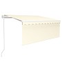 Toldo retráctil automático con persiana crema 3,5x2,5m by , Awnings - Ref: Foro24-3069287, Price: 336,43 €, Discount: %