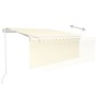 Toldo retráctil automático con persiana crema 3,5x2,5m by , Awnings - Ref: Foro24-3069287, Price: 336,43 €, Discount: %