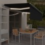 Toldo automático persiana, LED y sensor viento antracita 5x3 m by , Awnings - Ref: Foro24-3069354, Price: 750,10 €, Discount: %