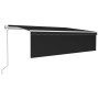 Toldo automático persiana, LED y sensor viento antracita 5x3 m by , Awnings - Ref: Foro24-3069354, Price: 750,10 €, Discount: %