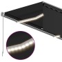 Toldo retráctil manual con persiana y LED antracita 3,5x2,5 m by , Awnings - Ref: Foro24-3069404, Price: 423,57 €, Discount: %