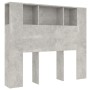 Mueble cabecero gris hormigón 120x18,5x102,5 cm de vidaXL, Cabeceros y pies de cama - Ref: Foro24-811920, Precio: 54,98 €, De...