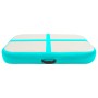 Esterilla inflable de gimnasia con bomba PVC verde 60x100x20 cm by , Pilates and yoga mats - Ref: Foro24-92657, Price: 101,19...