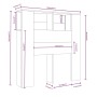 Betongraues Kopfteilmöbel 100x18,5x104,5 cm von vidaXL, Kopf- und Fußteile - Ref: Foro24-811911, Preis: 49,77 €, Rabatt: %