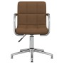 Silla de comedor giratoria tela marrón by , dining chairs - Ref: Foro24-3088065, Price: 106,19 €, Discount: %