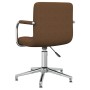 Silla de comedor giratoria tela marrón by , dining chairs - Ref: Foro24-3088065, Price: 106,19 €, Discount: %
