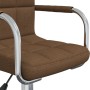 Silla de comedor giratoria tela marrón by , dining chairs - Ref: Foro24-3088065, Price: 106,19 €, Discount: %