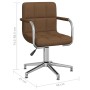 Silla de comedor giratoria tela marrón by , dining chairs - Ref: Foro24-3088065, Price: 106,19 €, Discount: %